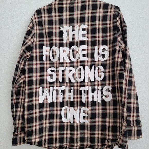 Star Wars Checkered Shirt Cakeworthy Flannel - Picture 2 of 4